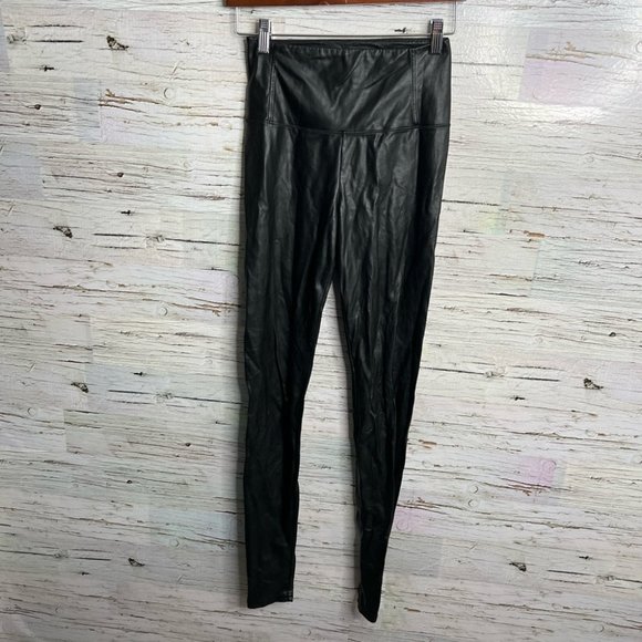 Aritzia Pants - Aritzia Wilfred Free Faux Leather Daria High Waist Skinny Leggings Black Sz Smal